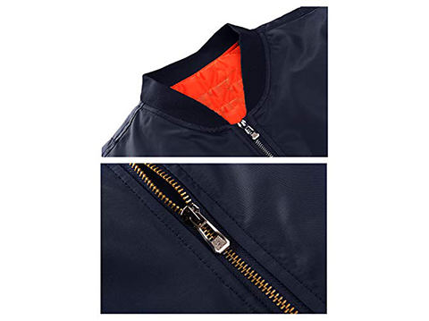 夾克廠家團(tuán)體定制男士飛行夾克工裝夾克